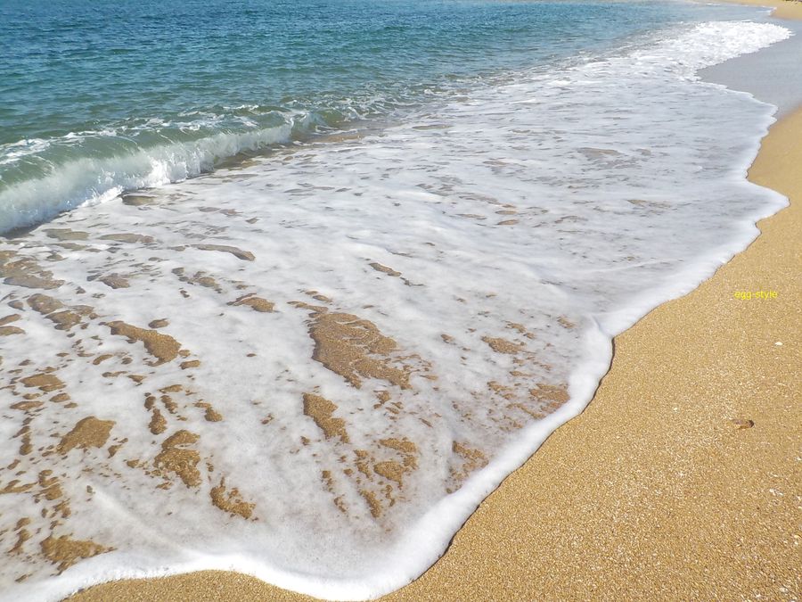 明石市江井ヶ島海岸の美しい砂浜