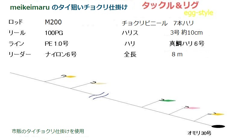 家島諸島男鹿島へタイ狙いのボート釣りその2