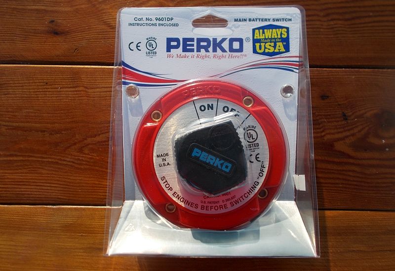 PERKO社製のバッテリースイッチ　型番9601