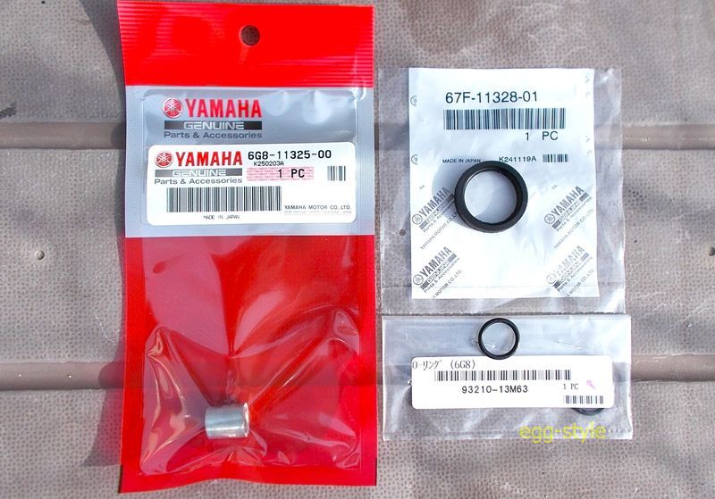 新品のアノード、グロメット、Oリング