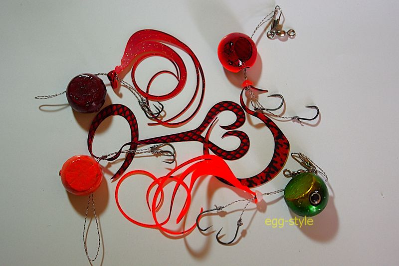 ジグよりいろいろカラフルなおもちゃみたいなタイラバ