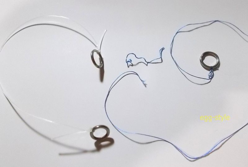 PE2号が同様にリングの接点で、簡単に切れた