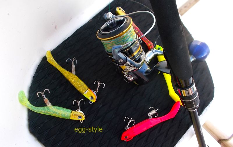 おもちゃのように楽しいワーム　この色がシャローだと効き目になる